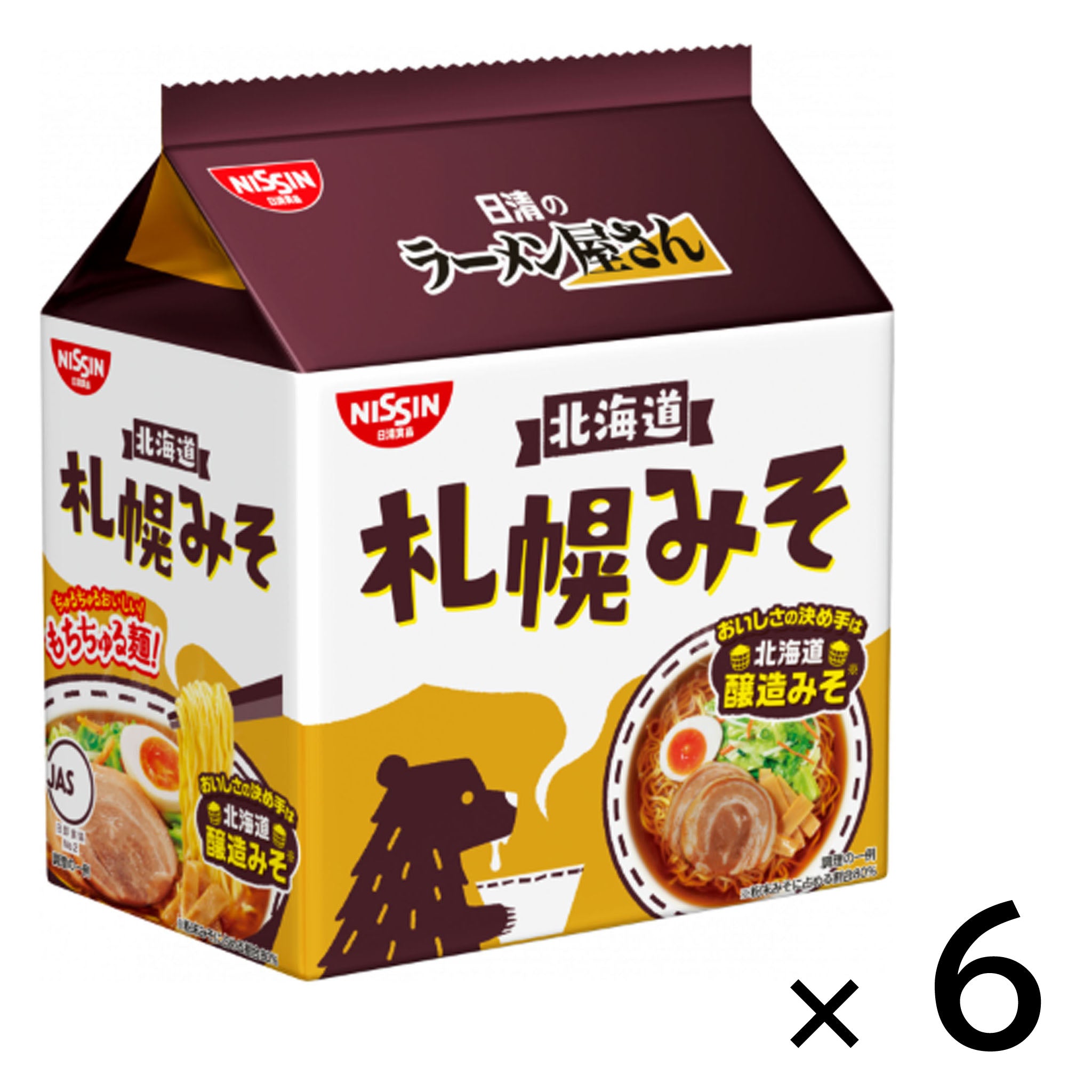 Nissin Ramen Shop Sapporo Miso【6 Set】